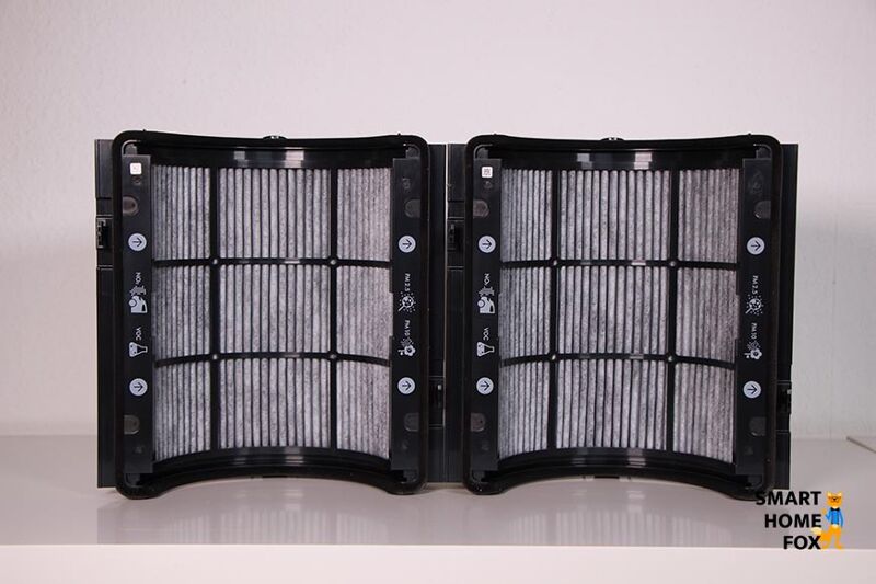 Der Aktivkohlefilter aus Aktivkohleschichten vom Dyson Purifier Cool Formaldehyde TP09 Luftreiniger